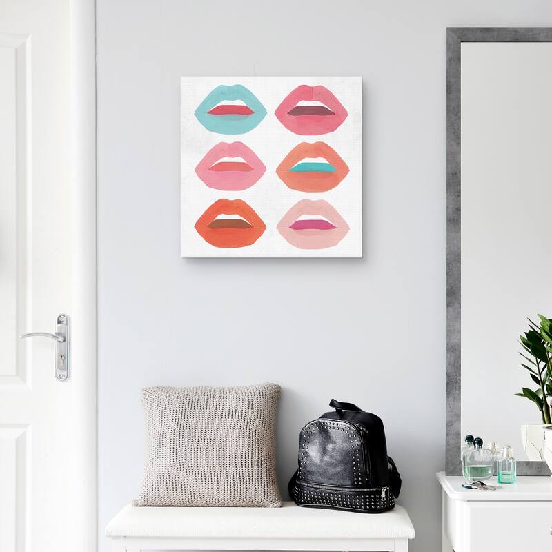 Flaming Lips I by Isabelle Z Canvas Art Print