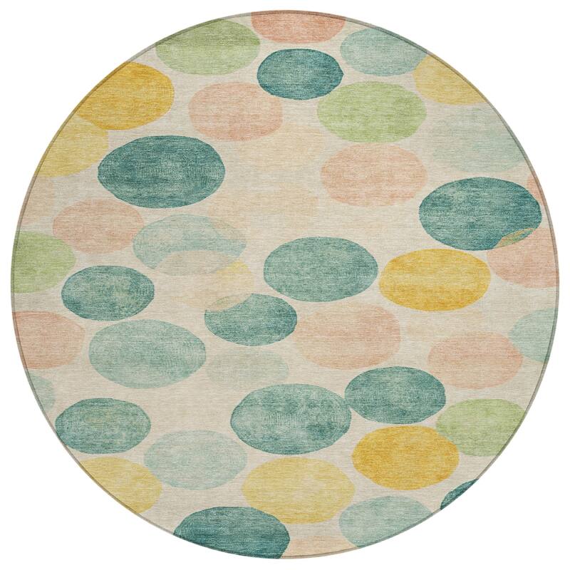 HomeRoots Geometric Transitional Rectangle Outdoor Rug