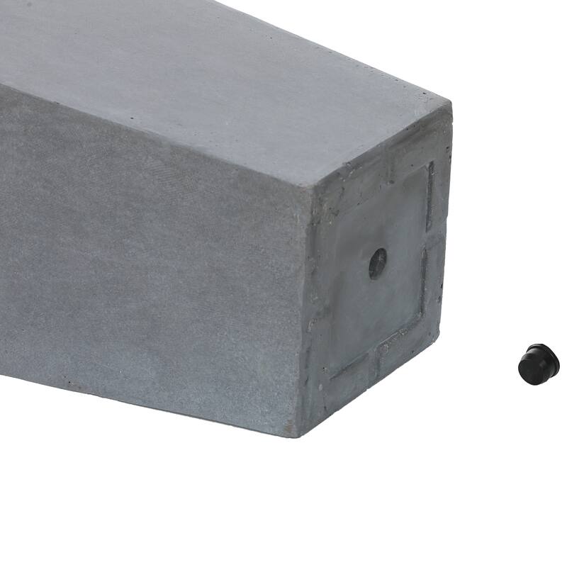 Tall Tapered Square Indoor & Outdoor MgO Planter