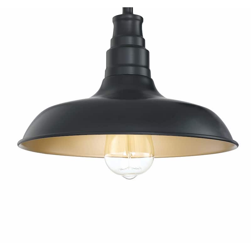 2PK-1-Light Outdoor Wall Sconces Gooseneck Light Fixture - 11.02"x12.76"x10.17"