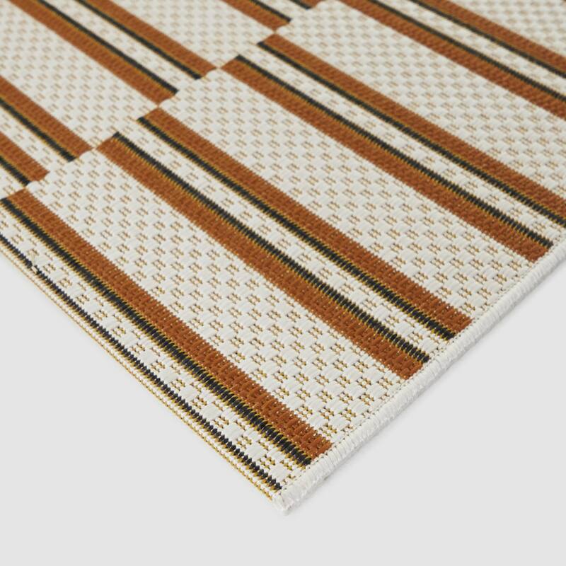 Gerome Striped Indoor/Outdoor Area Rug