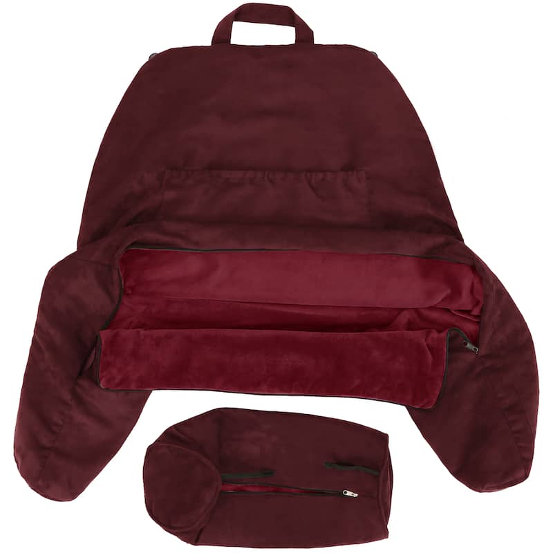 Husband Bedrest Micro-Suede Reading Pillow