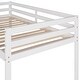 preview thumbnail 10 of 37, Loft Bed With Slide, Multifunctional Design, Twin White