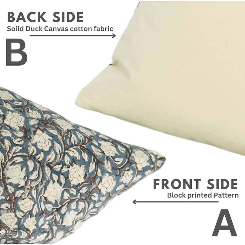 Fabdivine Floral Handcrafted Throw Home Décor Pillow Cover Or Cushion Case