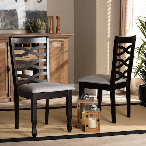 Lanier Modern and Contemporary 2-Piece Dining Chair Set