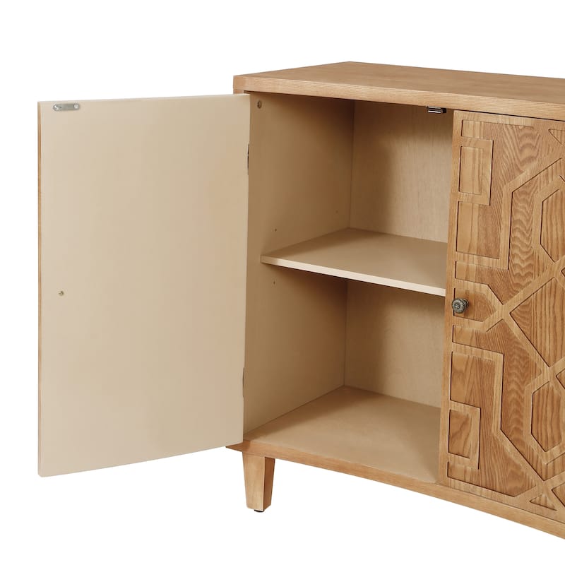 Christopher Knight Home - Rowan 2-Door Storage Accent Cabinet with Adjustable Shelves