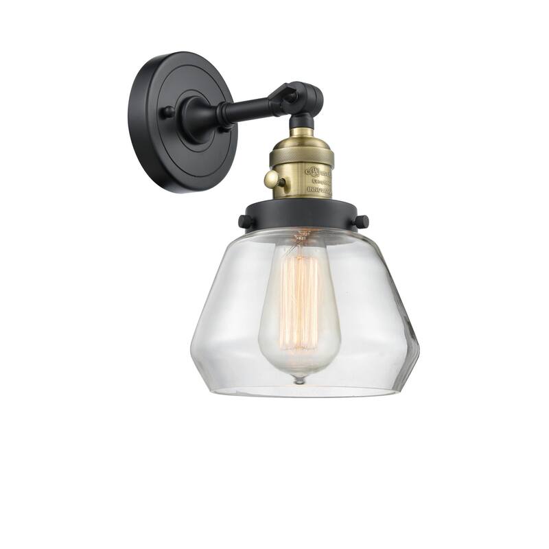 Innovations Lighting Fulton Single Light 11" Tall Bathroom Sconce with