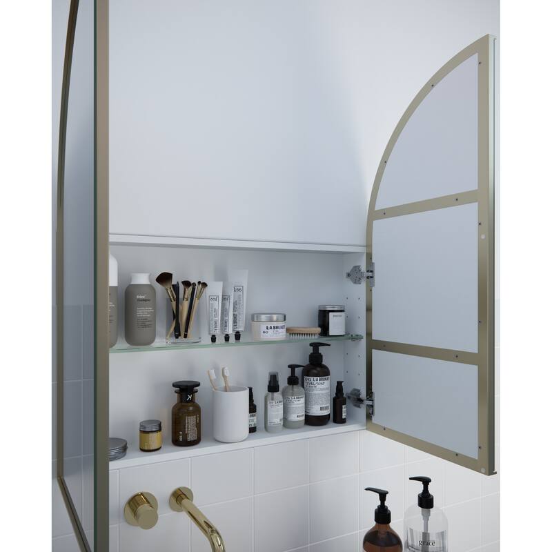 Stainless Steel Arch Medicine Cabinet