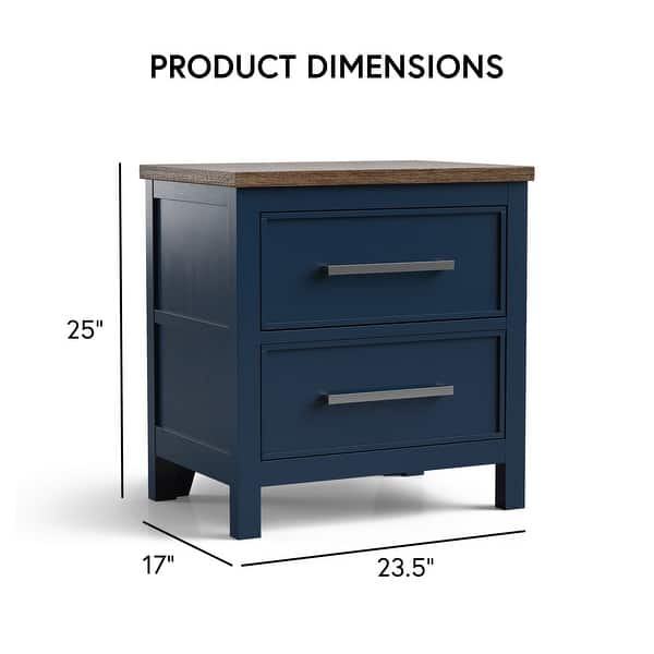 dimension image slide 0 of 2, Furniture of America Althea Modern Farmhouse 3-Piece Wood Chest and 2 Nightstand Bedroom Set