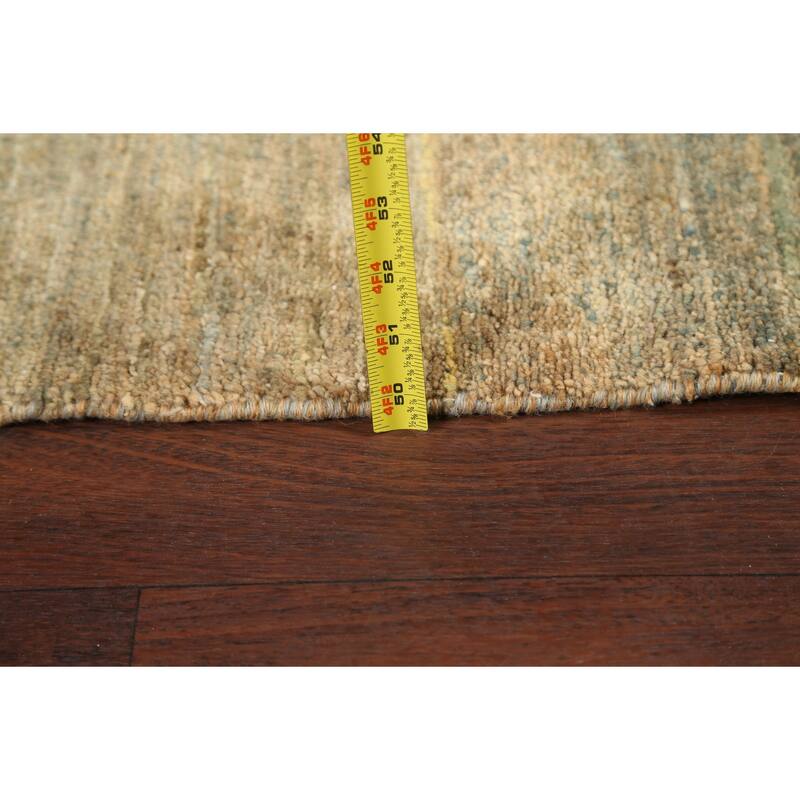Modern Oriental Gabbeh Kashkoli Runner Rug Hand-knotted Wool Carpet - 2'7" x 7'11"