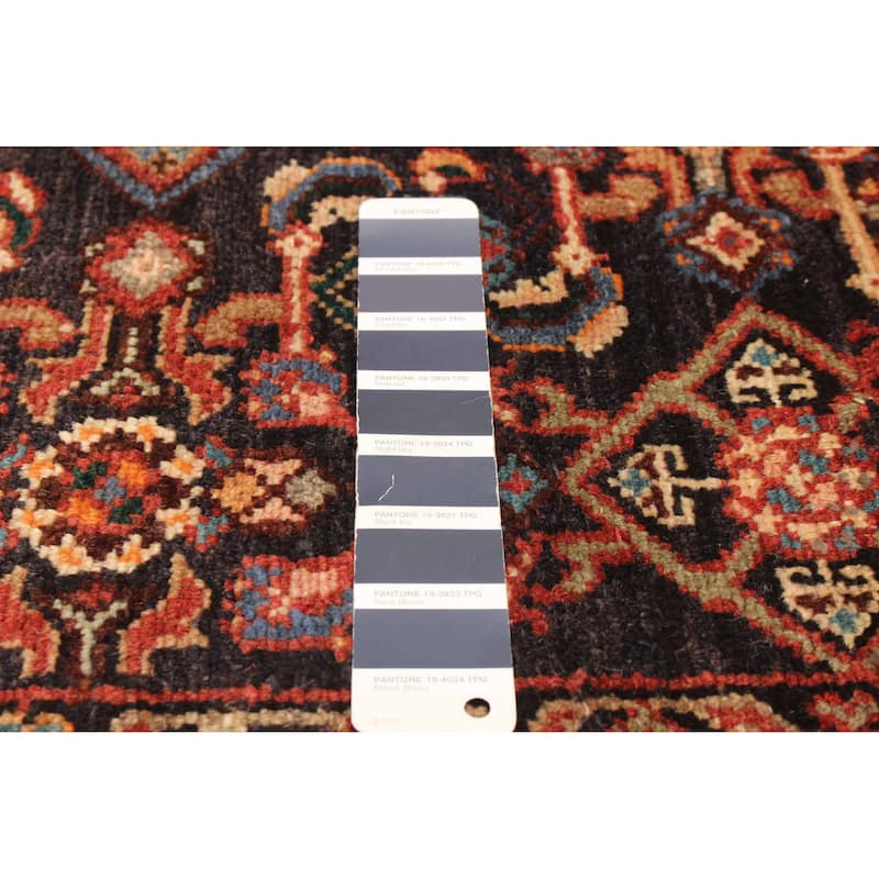 ECARPETGALLERY Hand-knotted Andelz Navy Wool Rug - 3'5 x 8'10