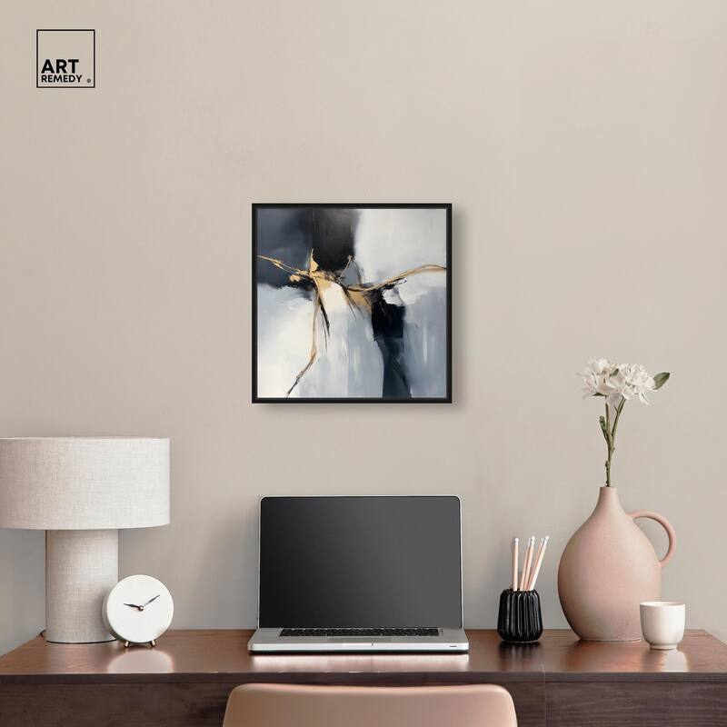 Golden Fissure II Canvas by Art Remedy