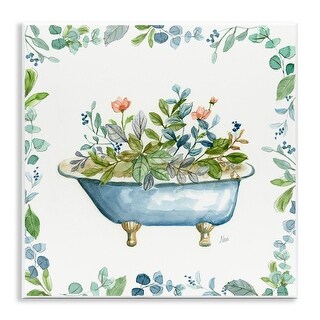 Stupell Botanical Bath Tub Wall Plaque Art Design By Nan - Bed Bath ...