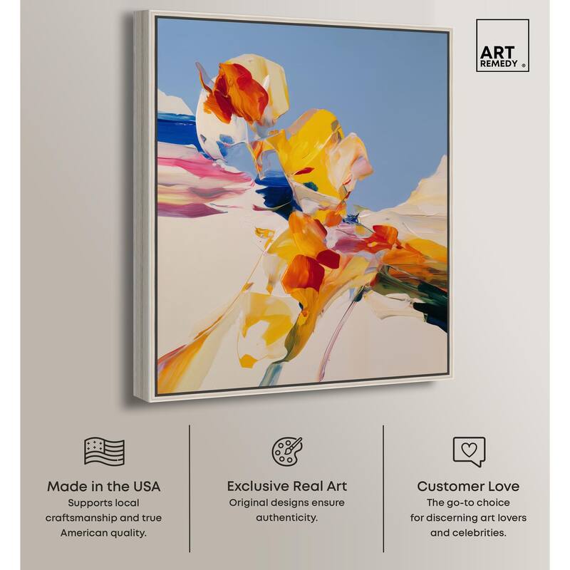 Flippant Bloom II Canvas by Art Remedy