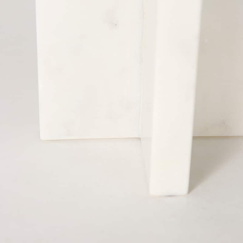 Sophia 5.5"L x 3.5"W x 10.5"H Marble Candle Holder Large