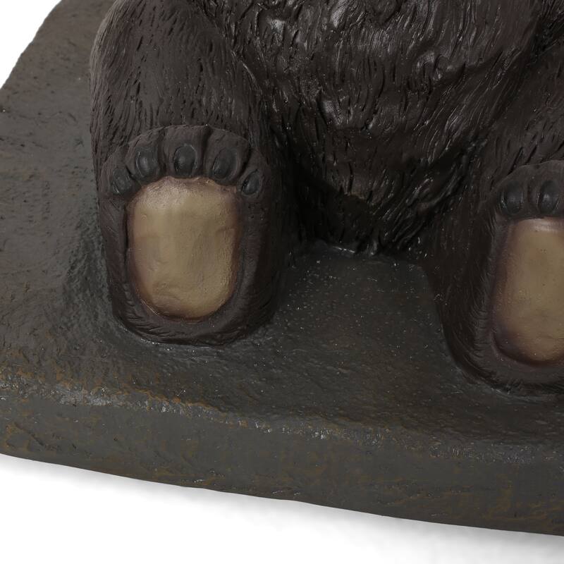 Fenley Bear Umbrella Base by Christopher Knight Home - 13.5" W x 13.5" D x 18" H
