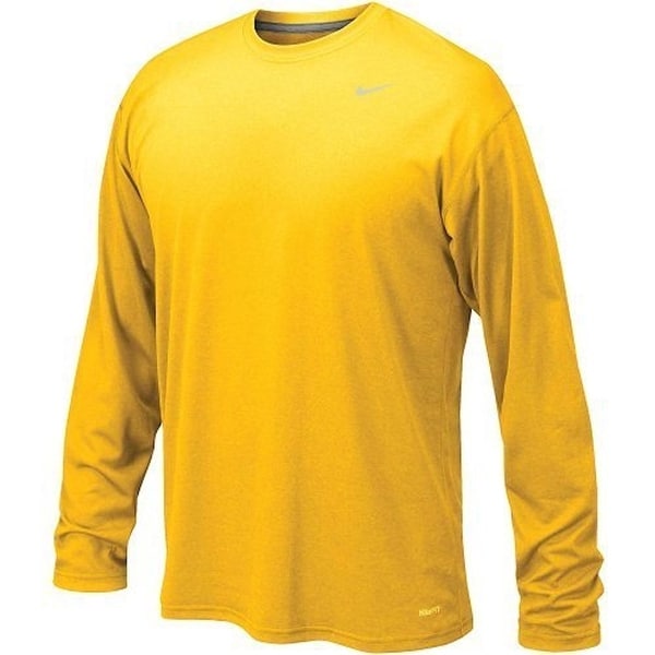 yellow nike long sleeve shirt