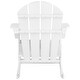 preview thumbnail 33 of 85, POLYTRENDS Laguna Adirondack Eco-Friendly Poly All-weather Outdoor Rocking Chair