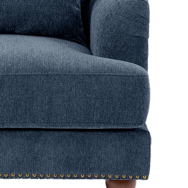 2 Piece Mid-Century Modern Oversized Accent Armchair Upholstered Chair