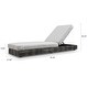 preview thumbnail 2 of 9, The Laze Moderno Outdoor Chaise Lounge (Set of 2)