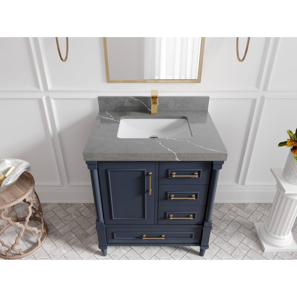 Willow Collections 30 in. W x 22 in. D Aberdeen Single Sink Bathroom Vanity with Countertop