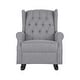 preview thumbnail 3 of 17, Dobles Fabric Tufted Wingback Rocking Chair by Christopher Knight Home