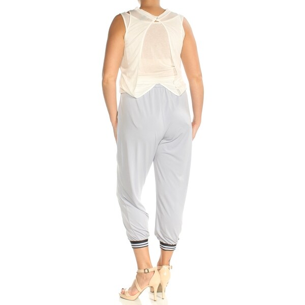 womens light blue jumpsuit