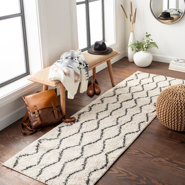 Livabliss Kasey Plush Boho Stripe Area Rug - Bed Bath & Beyond