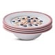preview thumbnail 12 of 27, Portmeirion Set of 4 Potters Brushstroke Oatmeal Bowls - 6.5" (D) x 2" (H) Red