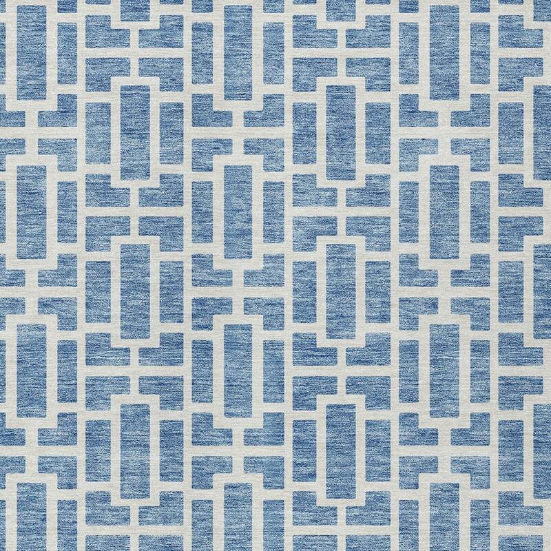 HomeRoots Geometric Transitional Rectangle Outdoor Rug