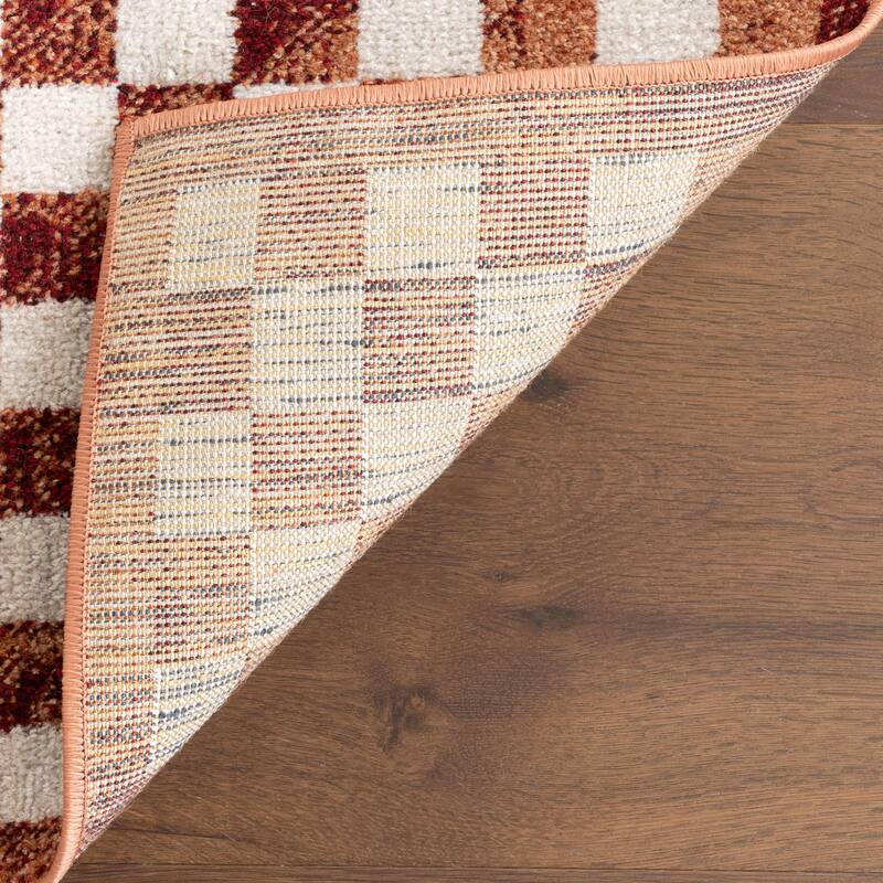 Nuloom Nikita SpinClean Faded Geometric Machine Washable Area Rug