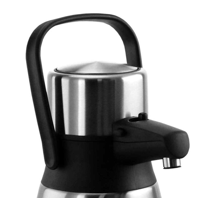 MegaChef 3 Quart Stainless Steel Airpot, Hot Water Dispenser for Coffee and Tea