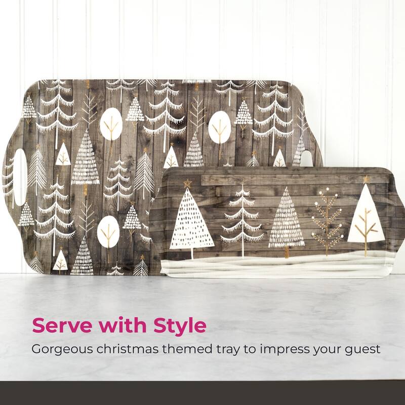 Pimpernel Christmas Trays Set