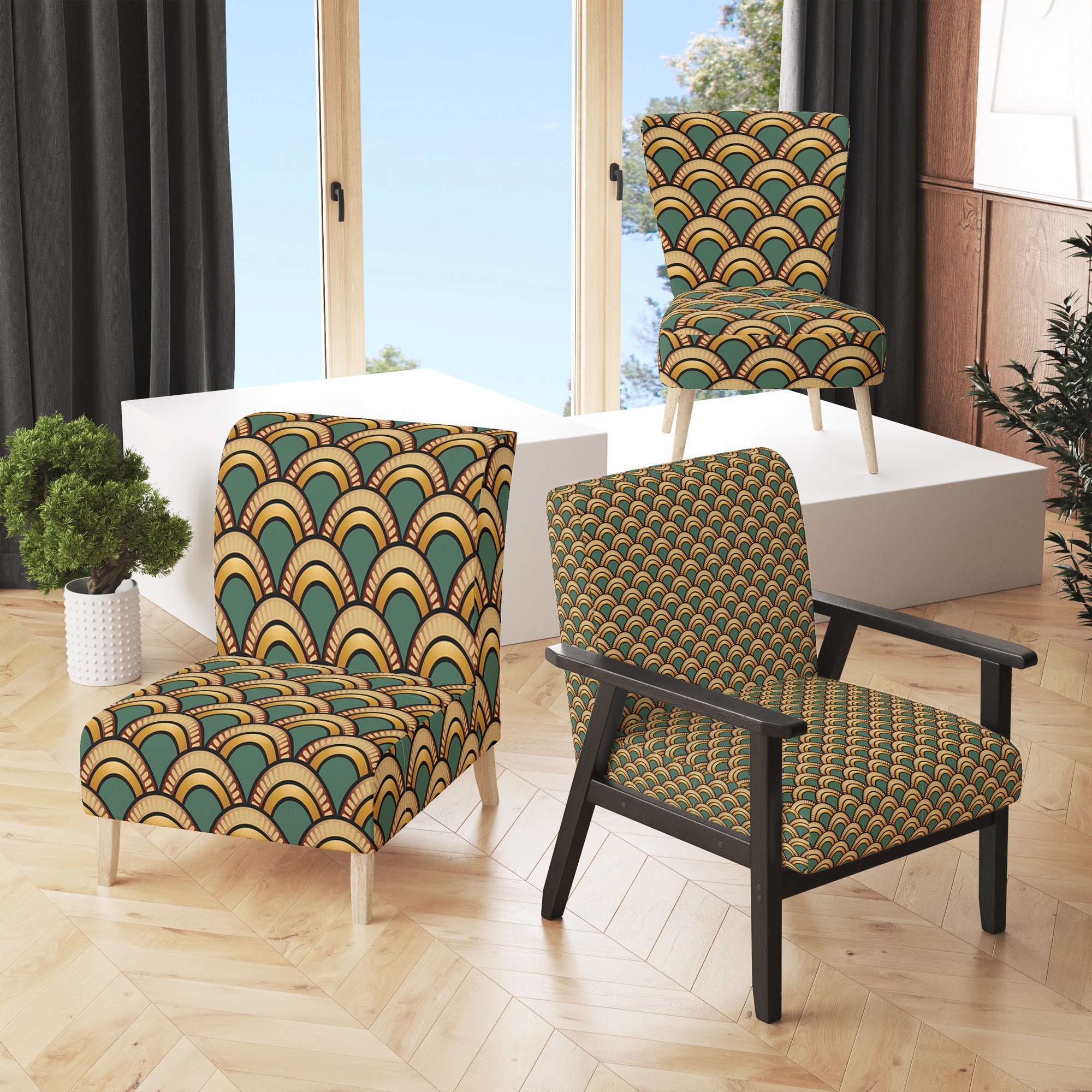 Oriental outlet accent chairs