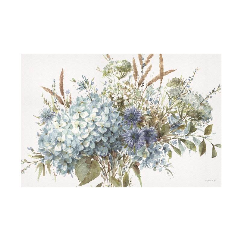 Lisa Audit 'Bohemian Blue 01 Landscape' Canvas Art