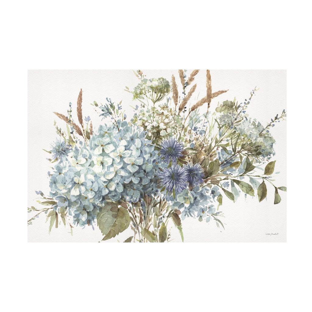 Lisa Audit 'Bohemian Blue 01 Landscape' Canvas Art