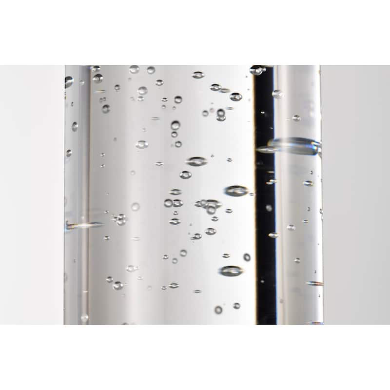 Lacey 2 Inch LED Mini Pendant RGB/TW Starfish Enabled Matte Black with K9 Bubble Crystal