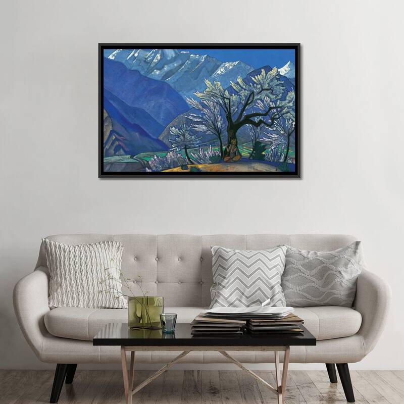 iCanvas "Krishna, 'Kulu' Series, 1929" by Nicholas Roerich Framed Canvas Print