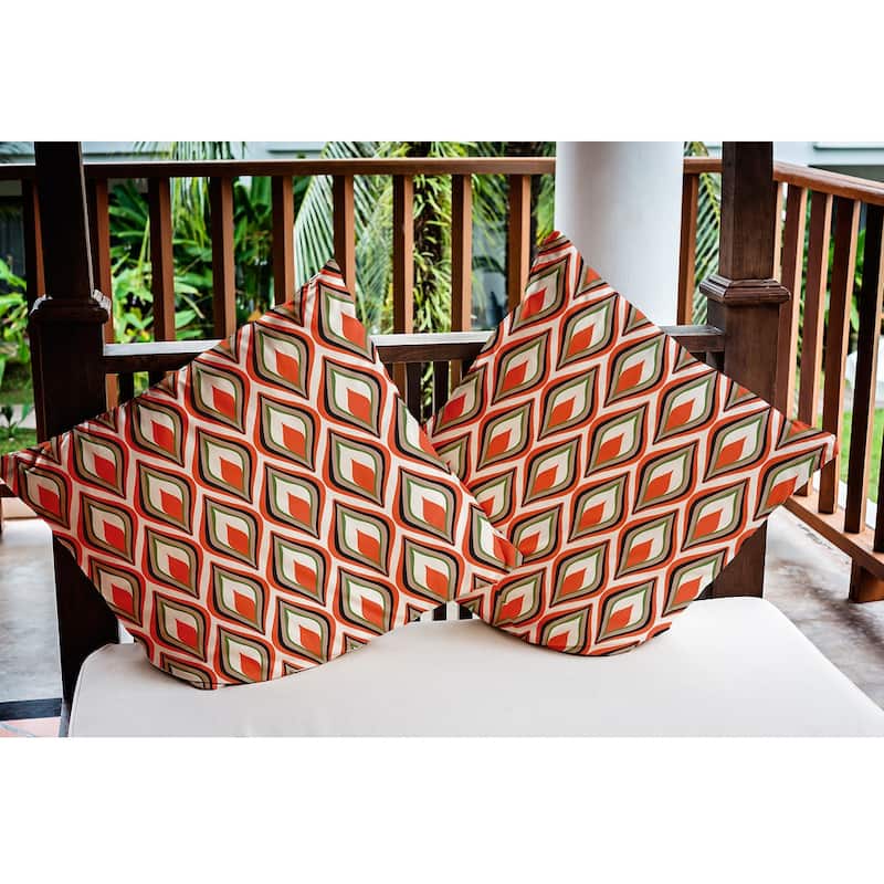 Feathers Indoor/Outdoor Throw Pillow