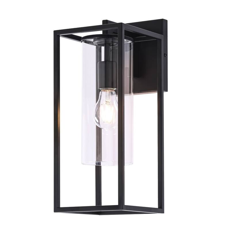 2 Pack Outdoor Wall Lights, Outdoor Wall Lantern with Glass Shade