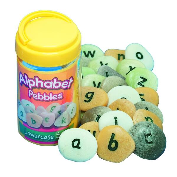 slide 1 of 1, Lowercase Alphabet Pebbles, Set of 26