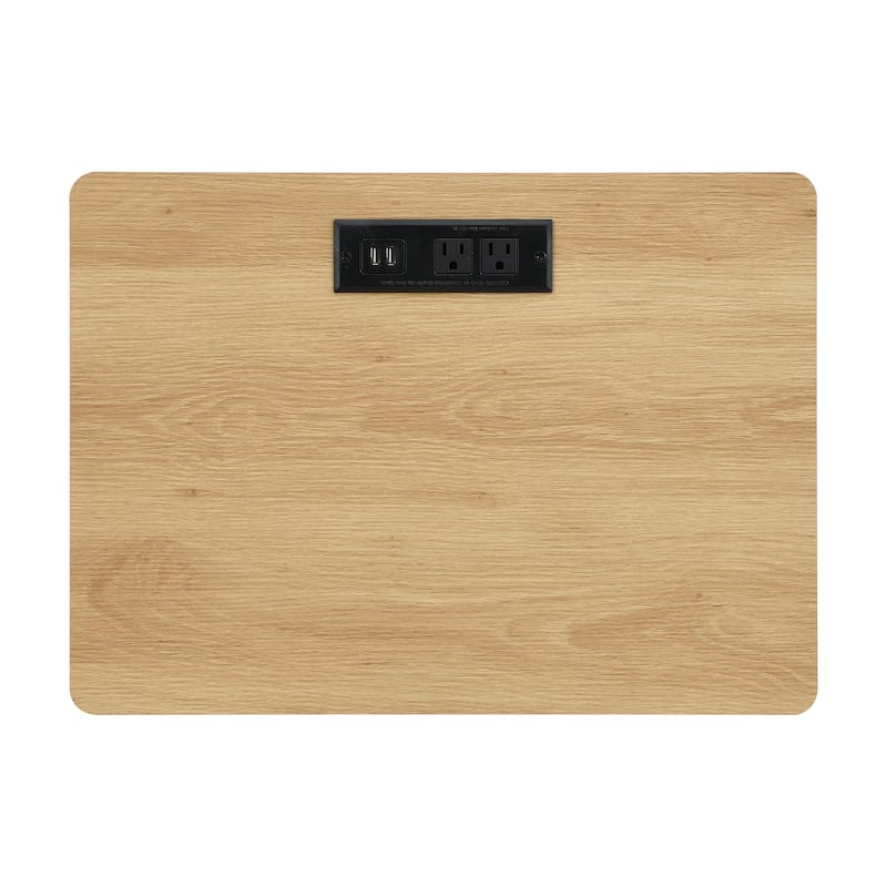 Christopher Knight Home - Suzie Modern Nightstand with Built-in Outlet & USB Port, Storage Drawer, and Charging Station