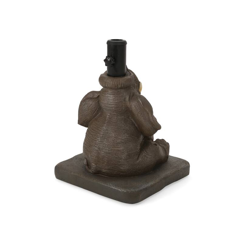 Roomfitters Rabbit/Bear/Elephant Umbrella Base, Decorative Heavy-Duty Patio Stand