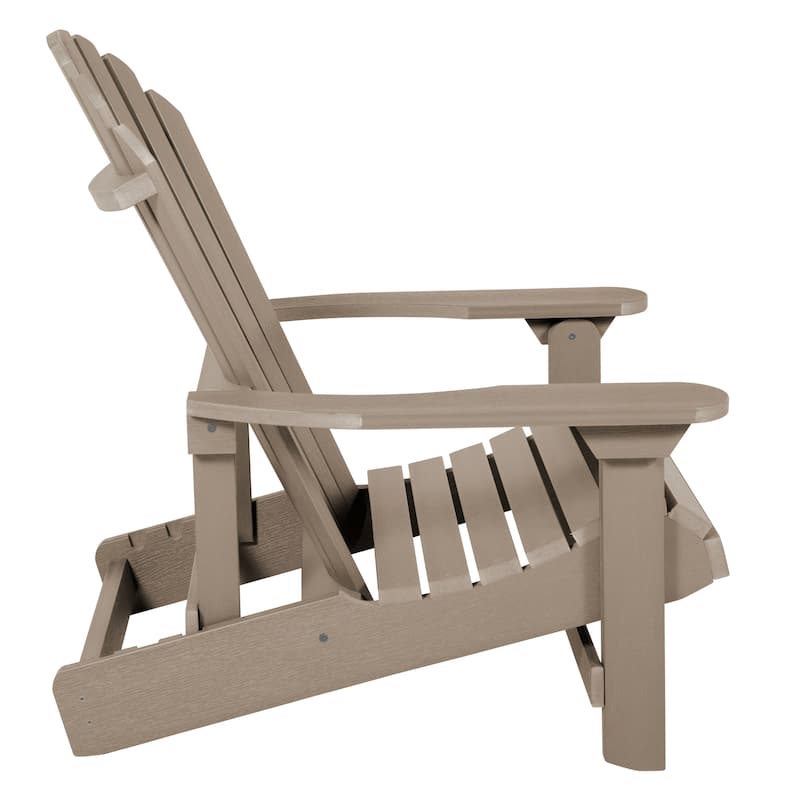 HIGHWOOD King-Size Folding and Reclining Adirondack Chair