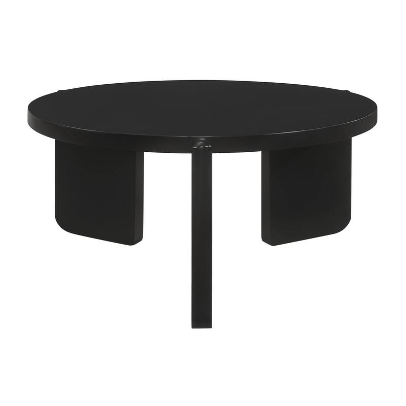 Harrison Black Round Coffee Table