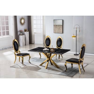 Marble Dining Room Table, Modern Dining Table(Not Including Chairs)