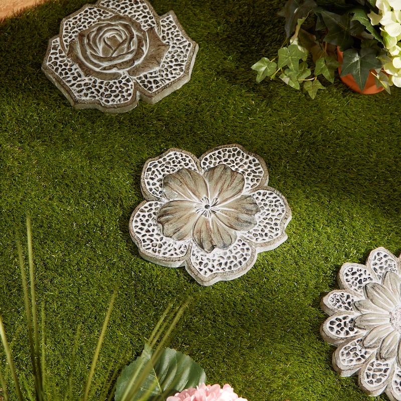 Sunflower Dot Flip Flop Stepping Stone
