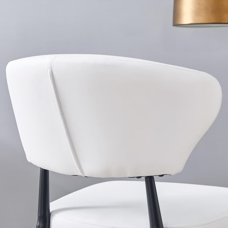 Minimalist Ergonomic Dining Chair, With A Curved Backrest For Comfortable Design,Set of 4