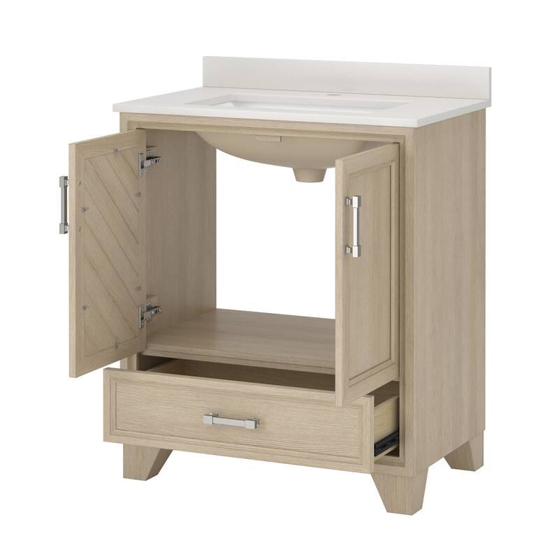 CRAFT + MAIN AWVT3019D Ashlow 30" Free Standing Single Basin Vanity
