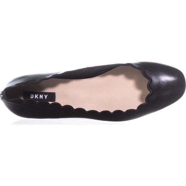 dkny scalloped flats